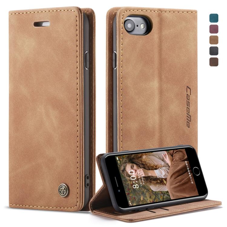 CaseMe-013 Multifunctional Retro Frosted Horizontal Flip Leather Case for iPhone 6 / 6s, with Card Slot & Holder & Wallet