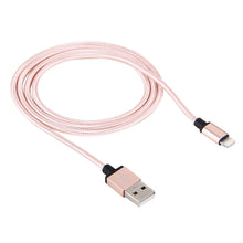 Load image into Gallery viewer, 1m Woven Style Metal Head 58 Cores 8 Pin to USB 2.0 Data / Charger Cable