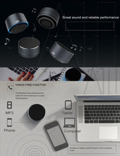 Load image into Gallery viewer, A10 Mini Portable Bluetooth Speaker Built-in MIC &amp; LED, Support Hands-free Calls &amp; TF Card
