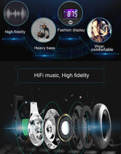 Load image into Gallery viewer, Zealot B19 Folding Headband Bluetooth Stereo Music Headset with Display for iPhone, Galaxy, Huawei, Xiaomi, LG, HTC and Other Smart Phones