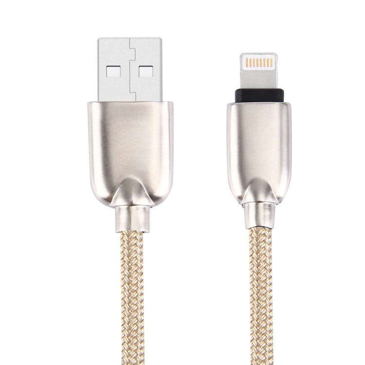 1m Woven 108 Copper Cores 8 Pin to USB Data Sync Charging Cable for iPhone, iPad