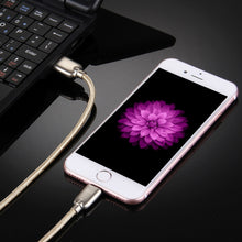 Load image into Gallery viewer, 1m Woven 108 Copper Cores 8 Pin to USB Data Sync Charging Cable for iPhone, iPad