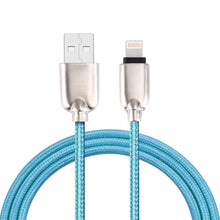 Load image into Gallery viewer, 1m Woven 108 Copper Cores 8 Pin to USB Data Sync Charging Cable for iPhone, iPad