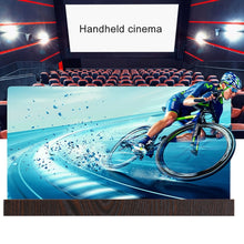 Load image into Gallery viewer, 12.0 inch Universal Foldable Portable Wood + Organic Glass Eyeshield 3D Video Mobile Phone Screen Magnifier Bracket Enlarge with Holder for All Smartphones, Size: 260*190*8mm