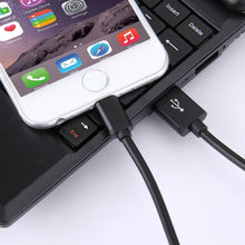 Load image into Gallery viewer, 1m 3A 8 Pin to USB Data Sync Charging Cable for iPhone, iPad, Diameter: 4 cm