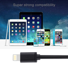 Load image into Gallery viewer, 1m 3A 8 Pin to USB Data Sync Charging Cable for iPhone, iPad, Diameter: 4 cm