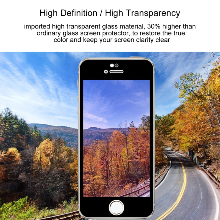 Anti-scratch 9H 10D Full Screen Purple-ray Tempered Glass Film for iPhone 6 & 6S