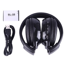 Load image into Gallery viewer, BS-N65 Headband Folding Stereo HiFi Wireless Headphone Headset with LCD Screen &amp; TF Card Slot &amp; LED Indicator Light &amp; FM Function
