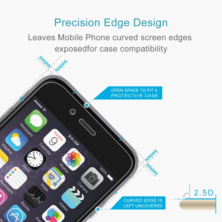 50 PCS 0.26mm 9H 2.5D Tempered Glass Film for iPod touch 6 / touch 7