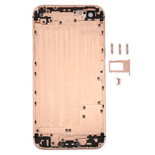 Load image into Gallery viewer, 5 in 1 Full Assembly Metal Housing Cover with Appearance Imitation of iX for iPhone 6, Including Back Cover &amp; Card Tray &amp; Volume Control Key &amp; Power Button &amp; Mute Switch Vibrator Key, No Headphone Jack (Gold+White)