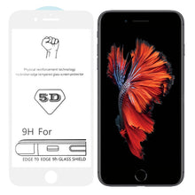 Load image into Gallery viewer, 9H 5D White Full Glue Full Screen Tempered Glass Film for iPhone 6 / 6s, For iPhone 6 / 6s (White) (1 PC)