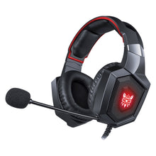 Load image into Gallery viewer, ONIKUMA K8 Over Ear Bass Stereo Surround Gaming Headphone with Microphone &amp; LED Lights