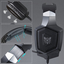 Load image into Gallery viewer, ONIKUMA K8 Over Ear Bass Stereo Surround Gaming Headphone with Microphone &amp; LED Lights