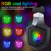 Load image into Gallery viewer, ONIKUMA K8 Over Ear Bass Stereo Surround Gaming Headphone with Microphone &amp; LED Lights