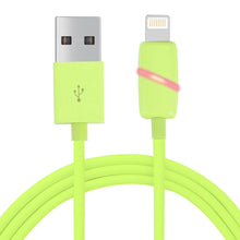 Load image into Gallery viewer, 1m Circular Bobbin Gift Box Style 8 Pin to USB Data Sync Cable with Indicator for iPhone, iPad