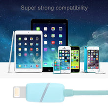 Load image into Gallery viewer, 1m Circular Bobbin Gift Box Style 8 Pin to USB Data Sync Cable with Indicator for iPhone, iPad