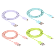 Load image into Gallery viewer, 1m Circular Bobbin Gift Box Style 8 Pin to USB Data Sync Cable with Indicator for iPhone, iPad