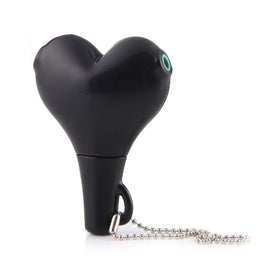 1 Male to 2 Females 3.5mm Jack Plug Multi-function Heart Shaped Earphone Audio Video Splitter Adapter with Key Chain for iPhone, iPad, iPod, Samsung, Xiaomi, HTC and Other 3.5 mm Audio Interface Electronic Digital Products