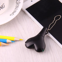 Load image into Gallery viewer, 1 Male to 2 Females 3.5mm Jack Plug Multi-function Heart Shaped Earphone Audio Video Splitter Adapter with Key Chain for iPhone, iPad, iPod, Samsung, Xiaomi, HTC and Other 3.5 mm Audio Interface Electronic Digital Products