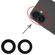 Load image into Gallery viewer, For iPhone 16 / 16 Plus 2 in 1 Back Camera Lens