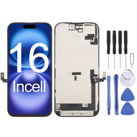 For iPhone 16 HD+ incell LCD Screen with Digitizer Full Assembly