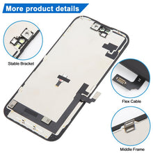 Load image into Gallery viewer, For iPhone 16 HD+ incell LCD Screen with Digitizer Full Assembly, For iPhone 16(HD+ incell)