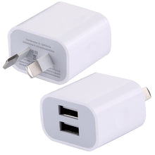 Load image into Gallery viewer, 5V 2A High Compatibility 2 USB Ports Charger, AU Plug