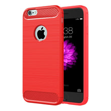 Load image into Gallery viewer, For iPhone 6 Plus &amp; 6s Plus Brushed Texture Fiber TPU Rugged Armor Protective Case