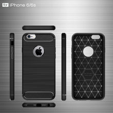 Load image into Gallery viewer, For iPhone 6 Plus &amp; 6s Plus Brushed Texture Fiber TPU Rugged Armor Protective Case