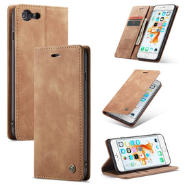 CaseMe-013 Multifunctional Retro Frosted Horizontal Flip Leather Case for iPhone 6 Plus / 6s Plus, with Card Slot & Holder & Wallet