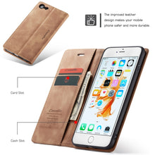 Load image into Gallery viewer, CaseMe-013 Multifunctional Retro Frosted Horizontal Flip Leather Case for iPhone 6 Plus / 6s Plus, with Card Slot &amp; Holder &amp; Wallet