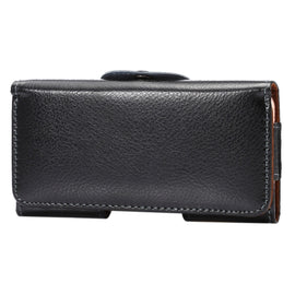 5.7 inch Litchi Texture Vertical Flip Thwartwise Genuine Leather Case / Waist Bag with Rotatable Back Splint for iPhone 7 & 6s Plus & 6 Plus, Galaxy Note 8 & Galaxy S6 Edge+ & A9 & A8, Huawei Mate 8 & Mate7, etc