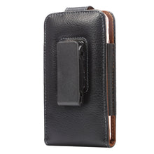 Load image into Gallery viewer, 5.7 inch Litchi Texture Vertical Flip Upright Genuine Leather Case / Waist Bag with Rotatable Back Splint for iPhone 7 &amp; 6s Plus &amp; 6 Plus, Galaxy Note 5 &amp; Note 4 &amp; S6 Edge+ &amp; A9 &amp; A8, etc