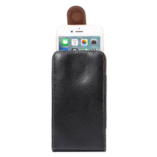 Load image into Gallery viewer, 5.7 inch Litchi Texture Vertical Flip Upright Genuine Leather Case / Waist Bag with Rotatable Back Splint for iPhone 7 &amp; 6s Plus &amp; 6 Plus, Galaxy Note 5 &amp; Note 4 &amp; S6 Edge+ &amp; A9 &amp; A8, etc