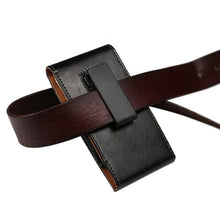 Load image into Gallery viewer, 5.7 inch Litchi Texture Vertical Flip Upright Genuine Leather Case / Waist Bag with Rotatable Back Splint for iPhone 7 &amp; 6s Plus &amp; 6 Plus, Galaxy Note 5 &amp; Note 4 &amp; S6 Edge+ &amp; A9 &amp; A8, etc