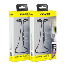 Load image into Gallery viewer, AWEI A960BL Wireless Sport Bluetooth Earphone with Wire Control, Support Handfree Call