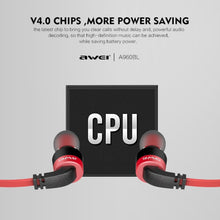 Load image into Gallery viewer, AWEI A960BL Wireless Sport Bluetooth Earphone with Wire Control, Support Handfree Call