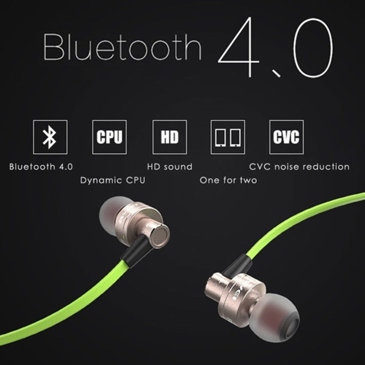 AWEI A990BL Wireless Sport Bluetooth Stereo Earphone with Wire Control + Mic, Support Handfree Call