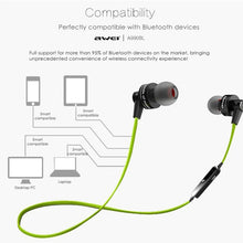 Load image into Gallery viewer, AWEI A990BL Wireless Sport Bluetooth Stereo Earphone with Wire Control + Mic, Support Handfree Call