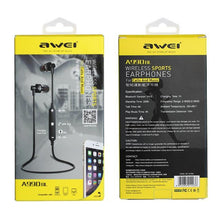 Load image into Gallery viewer, AWEI A990BL Wireless Sport Bluetooth Stereo Earphone with Wire Control + Mic, Support Handfree Call