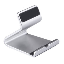 Load image into Gallery viewer, Exquisite Aluminium Alloy Desktop Holder Stand DOCK Cradle For iPhone, Galaxy, Huawei, Xiaomi, LG, HTC and 7 inch Tablet