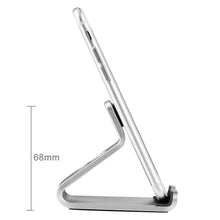 Load image into Gallery viewer, Exquisite Aluminium Alloy Desktop Holder Stand DOCK Cradle For iPhone, Galaxy, Huawei, Xiaomi, LG, HTC and 7 inch Tablet