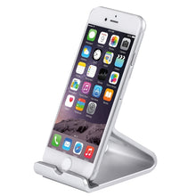 Load image into Gallery viewer, Exquisite Aluminium Alloy Desktop Holder Stand DOCK Cradle For iPhone, Galaxy, Huawei, Xiaomi, LG, HTC and 7 inch Tablet