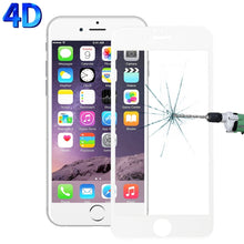 Load image into Gallery viewer, For iPhone 6 Plus &amp; 6s Plus 0.26mm 9H Surface Hardness 4D Curverd Arc Explosion-proof HD Silk-screen Tempered Glass Full Screen Film