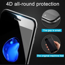 Load image into Gallery viewer, For iPhone 6 Plus &amp; 6s Plus 0.26mm 9H Surface Hardness 4D Curverd Arc Explosion-proof HD Silk-screen Tempered Glass Full Screen Film