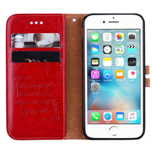 Load image into Gallery viewer, For iPhone 6 Plus &amp; 6s Plus Business Style Oil Wax Texture Horizontal Flip Leather Case with Holder &amp; Card Slots &amp; Wallet, For iPhone 6P &amp; 6sP