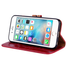 Load image into Gallery viewer, For iPhone 6 Plus &amp; 6s Plus Business Style Oil Wax Texture Horizontal Flip Leather Case with Holder &amp; Card Slots &amp; Wallet, For iPhone 6P &amp; 6sP