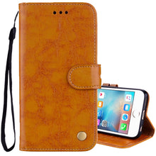 Load image into Gallery viewer, For iPhone 6 Plus &amp; 6s Plus Business Style Oil Wax Texture Horizontal Flip Leather Case with Holder &amp; Card Slots &amp; Wallet