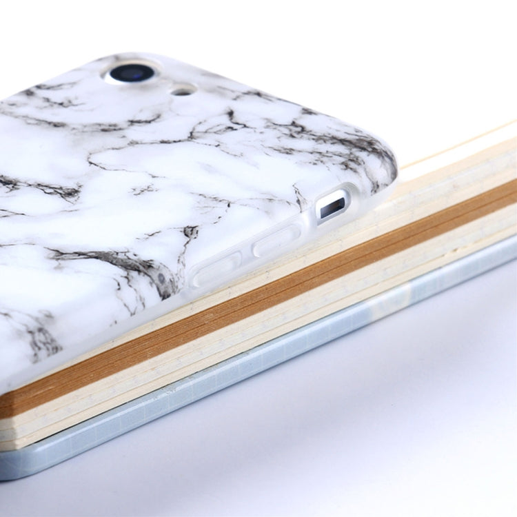 For iPhone 6 Plus & 6s Plus Marble Pattern TPU Protective Back Cover Case