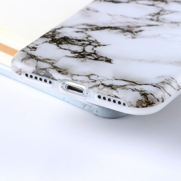 For iPhone 6 Plus & 6s Plus Marble Pattern TPU Protective Back Cover Case